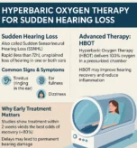 👂✨ When your hearing fades suddenly, every second counts!
Sudden Hearing Loss (SSNHL) is a medical emergency — and Hyperbaric Oxygen Therapy (HBOT) can make the difference.

At KiMi Health Hub & Allergy & HBOT Centre, Jaipur, we provide world-class Mono-place HBOT chambers where patients breathe 100% oxygen under controlled pressure. This speeds up healing of the inner ear, supports nerve recovery, and improves outcomes when started early.

💡 Early treatment = Better hearing recovery.
🏥 Trusted care by Dr. Shivangi Jain (HBOT Specialist) & Dr. Ajay Jain (ENT Specialist).

📍 Recognised as the Best HBOT Centre in Jaipur & Rajasthan for ENT & hearing care.